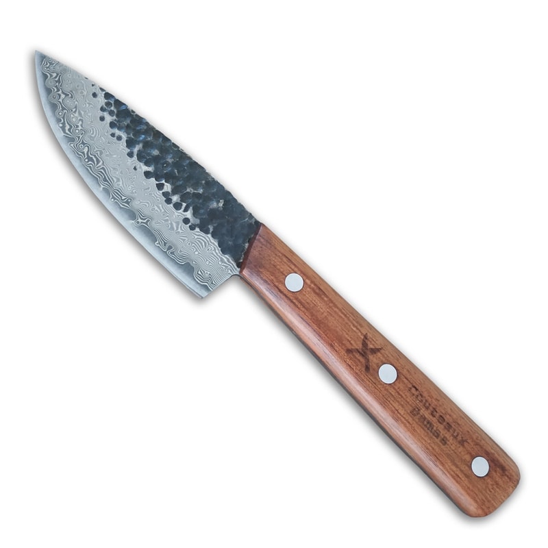 Couteau d'office lame en acier de damas 13,5 cm