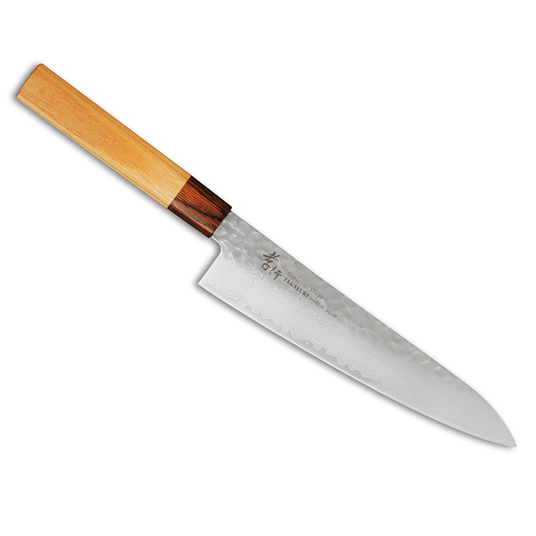Couteau Japonais Suisin - Gyuto VG10 18 cm - Damas Tsuchime